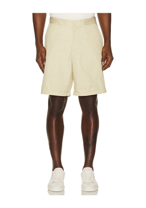 Fred Perry Twill Shorts in Cream. Size 30. Also in 32, 34, 36.