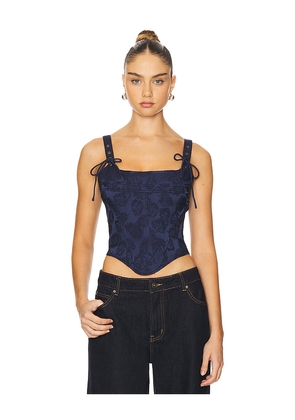 LIONESS Passe Corset in Navy. Size S. Also in XS.