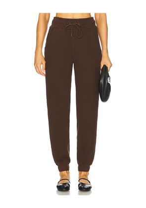 Negative Underwear Waffle Knit Jogger in Brown. Size M. Also in S, XS.