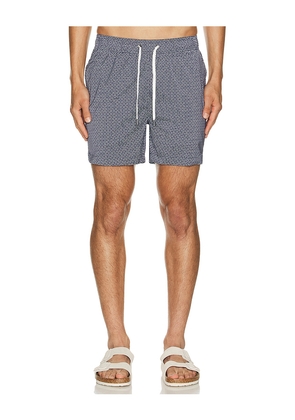 onia Charles 5 Swim Trunks in Navy. Size S. Also in XL/1X.