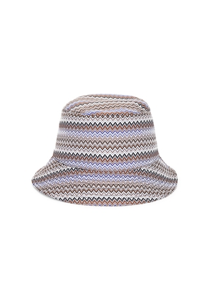 Missoni Bucket Hat in Grey.