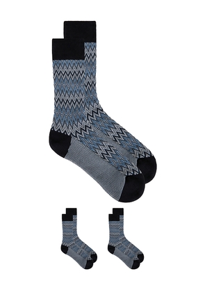 Missoni Socks in Blue. Size L. Also in M.