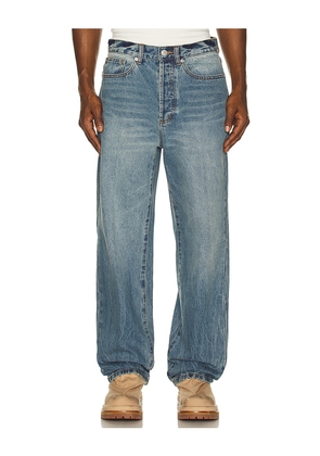 Obey Classic Baggy Vintage Denim Jeans in Blue. Size 30. Also in 31, 32, 33, 34, 36.