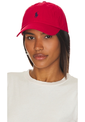 Polo Ralph Lauren Chino Cap in RL 2000 Red in Red.