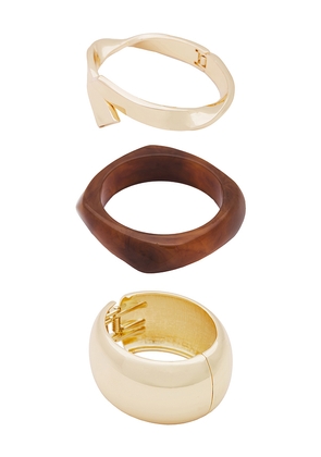 petit moments x REVOLVE Party Cuff Set in Brown.