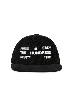 The Hundreds x Free And Easy Free & Easy Snapback Hat in Black.