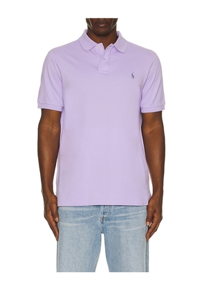 Polo Ralph Lauren Short Sleeve Mesh Polo in Lavender. Size L. Also in M, S, XL/1X, XXL/2X.