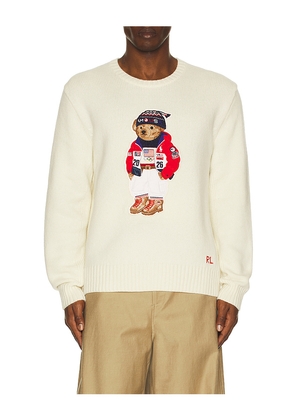 Polo Ralph Lauren Winter Olympics Wool Sweater in Cream. Size XL/1X. Also in XXL/2X.