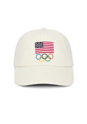 Polo Ralph Lauren Winter Olympics Cap in Cream.