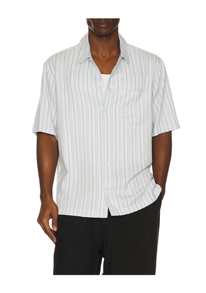 SAMSOE SAMSOE Saayo Shirt in Baby Blue. Size L. Also in M, XL/1X, XXL/2X.