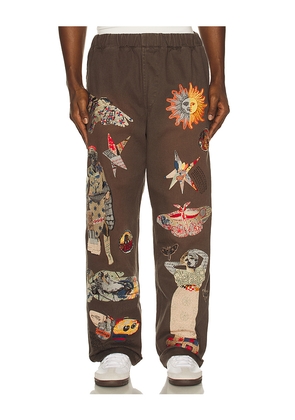 Samuel Zelig Collage Pant in Taupe. Size L. Also in M, S, XL/1X.