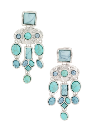petit moments Dusk Earrings in Teal.