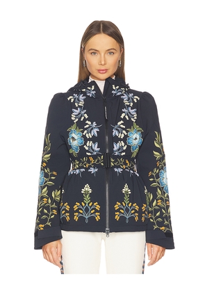 Whitespace x FARM Rio Ski Jacket in Black. Size L. Also in M, S, XS.