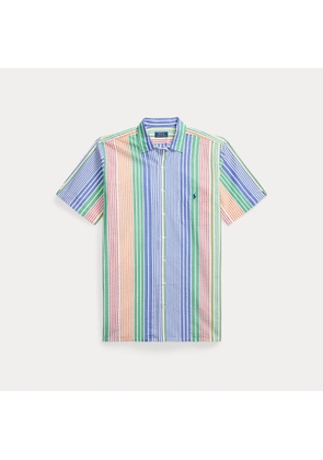 Big & Tall - Striped Seersucker Camp Shirt