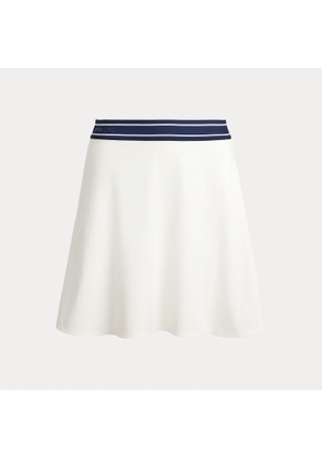 Stretch-Interlock Flared Long Skort