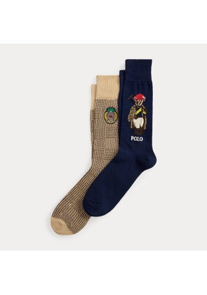 Polo Bear & Crest Trouser Socks 2-Pack