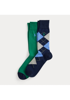 Argyle Trouser Socks 2-Pack