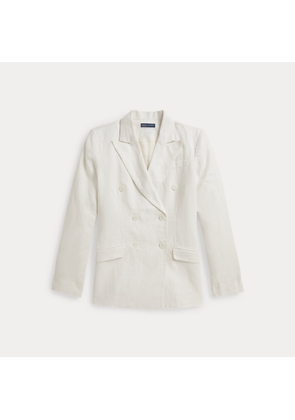 Linen Double-Breasted Blazer