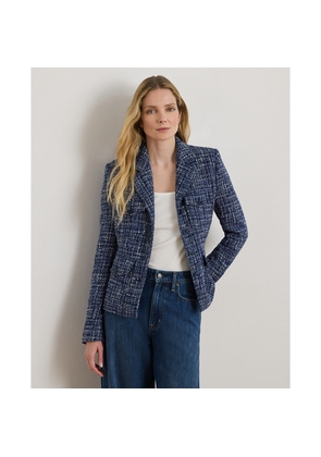 Cotton-Blend Bouclé Blazer