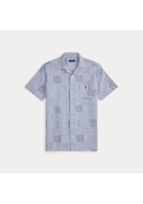 Big & Tall - Patchwork Seersucker Camp Shirt