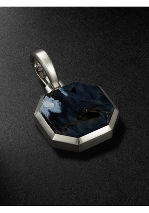 David Yurman - Sterling Silver Pietersite Pendant - Men - Silver