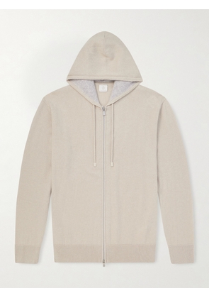 Eleventy - Cashmere Zip-Up Hoodie - Men - Neutrals - S