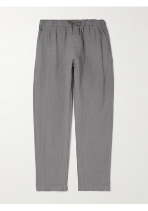 Hartford - Joggy Straight-Leg Linen Drawstring Trousers - Men - Gray - IT 46