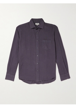 Hartford - Paul Pat Linen Shirt - Men - Blue - S