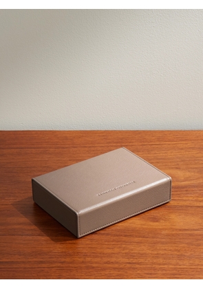 Brunello Cucinelli - Full-Grain Leather Playing Card Set - Men - Brown