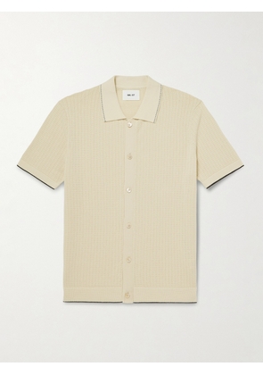NN07 - Nalo 60039 Open-Knit Cotton Shirt - Men - Neutrals - S