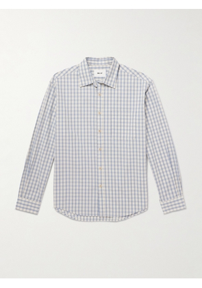 NN07 - Deon 50035 Checked Organic Cotton-Poplin Shirt - Men - Neutrals - S
