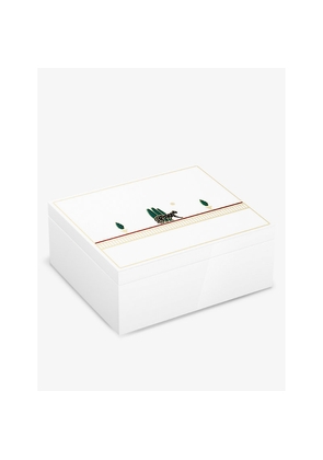 Panthère De Cartier Medium Lacquered Wood Box 20cm