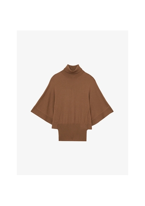 Womens Reiss Hadley Roll-Neck Wool Jumper