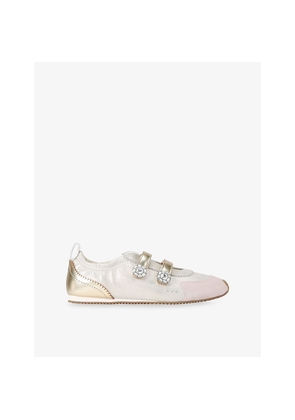 Womens Kurt Geiger London Islington Leather Ballet Flats