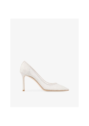 Womens Jimmy Choo Romy 85 Lace Pumps