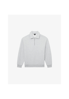 Mens Reiss Kurwin Half-Zip Cotton-Blend Sweatshirt