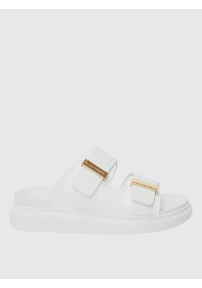 Heeled Sandal MCQUEEN Woman color White