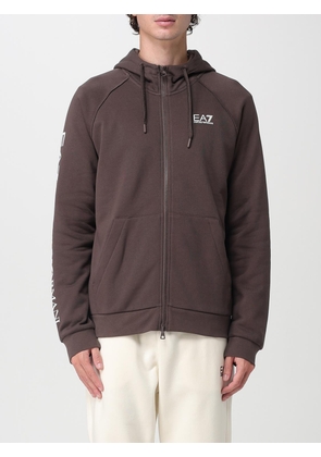Sweatshirt EA7 Men color Brown