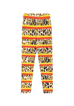 Mini Rodini Printed cotton leggings