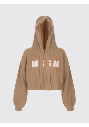 Sweatshirt MSGM Woman color Brown