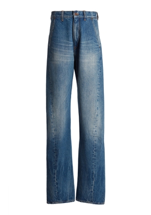 Victoria Beckham Gigi Rigid Low-Rise Wide-Leg Jeans - Moda Operandi