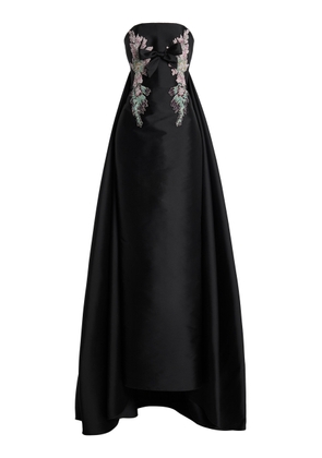 Zuhair Murad Strapless Embroidered Mikado Dress - Moda Operandi