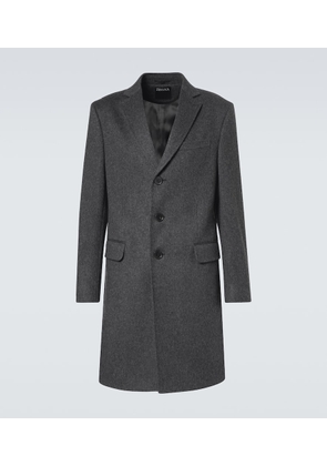 Zegna Wool and cashmere-blend overcoat