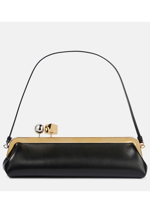 Jacquemus Salon leather clutch