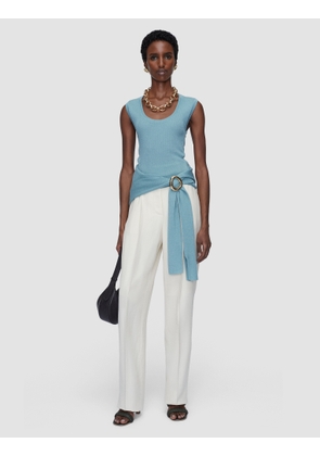 Alaou Linen Blend Knit Vest Top - L