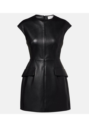 Sportmax Terfrite leather minidress