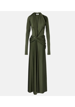 Victoria Beckham Gathered jersey gown