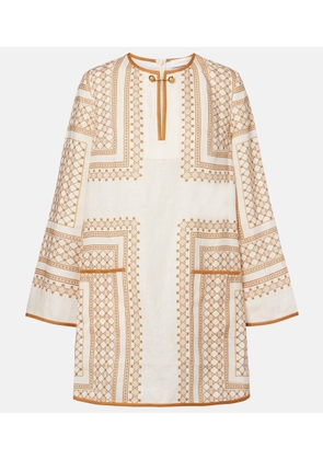 Zimmermann Printed linen tunic