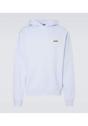 Jacquemus Gros Grain logo cotton hoodie