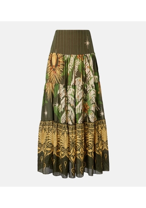 Johanna Ortiz Relatos De Mi Tierra jacquard maxi skirt